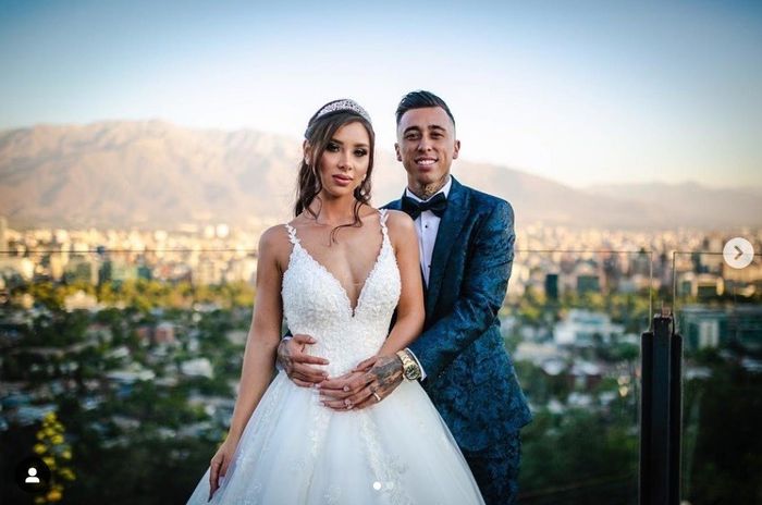 La princesa 👰 + el tatuado 👩‍🎤 = boda del Puma ⚽ Martín Rodríguez 1