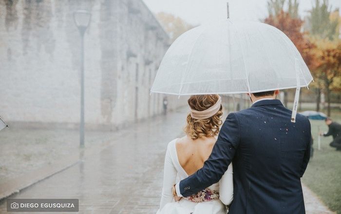 ¡Sácale provecho a la #LLUVIA en tu boda! 1