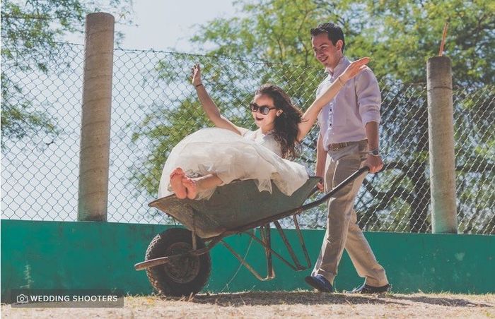 ¡5 trash the dress para parejas divertidas! 5