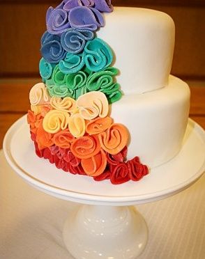 Colores: Pasteles de arcoíris! 7