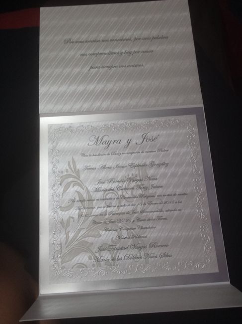 Por fin mis invitaciones!!  - 1