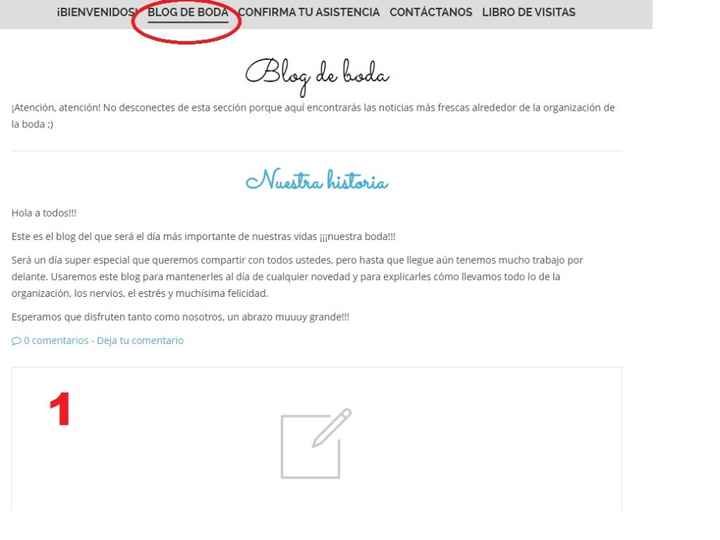 1) Dale click a Blog de Boda