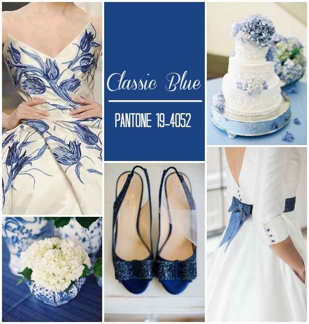 B) Classic blue