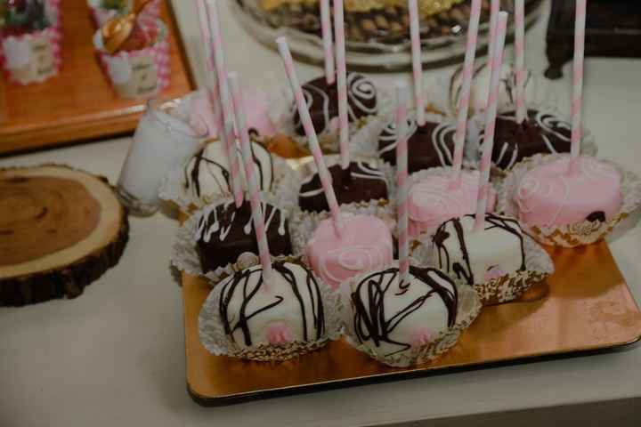 3) Cake pops Créditos: Wedding day