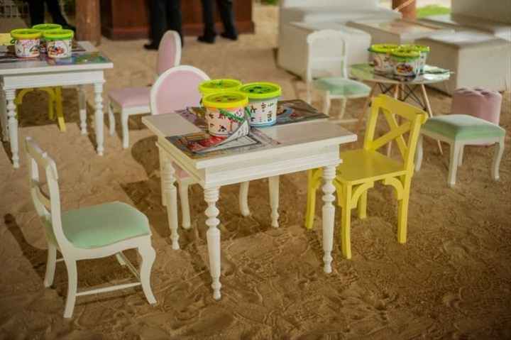 4) Botecitos de plastilina  Créditos: Ocean Wedding