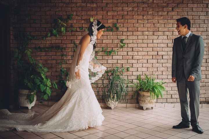 Las reacciones más espontáneas de novios en su First Look 😍 - 6