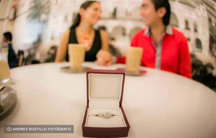 ¿Quién fue la primera persona a la que le dijiste que te comprometiste? - 1