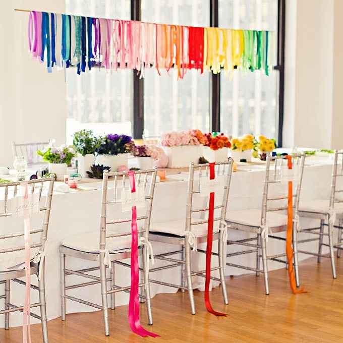 Colores: Decoración de arcoíris! - 2