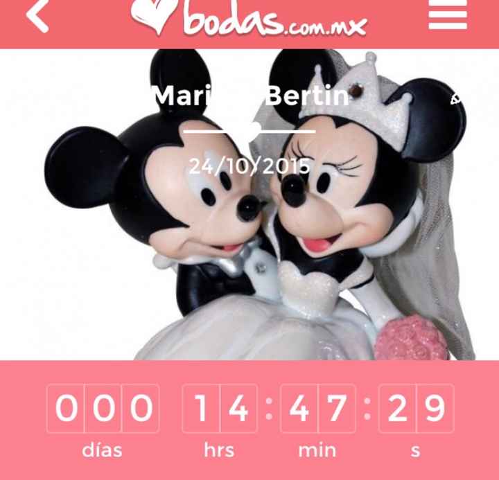 A horas de nuestro gran día.!! - 1