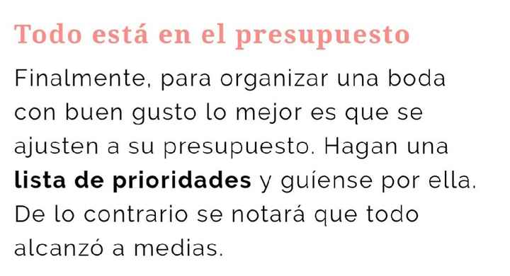 12 mandamientos para una boda de buen gusto!?? - 7