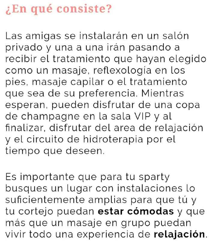 Sparty!! fiesta de spa! despedida de soltera? - 5