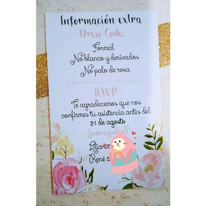 Nuestras invitaciones diy!!! :) - 8