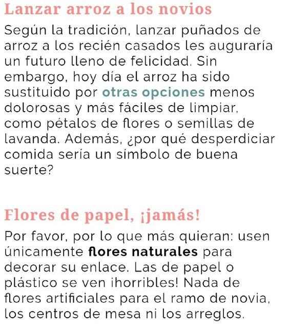 12 mandamientos para una boda de buen gusto!?? - 2