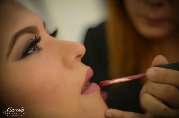 Proceso del maquillaje. - 4