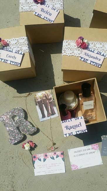 Detalles para damas de honor💜👑💍💐 - 3