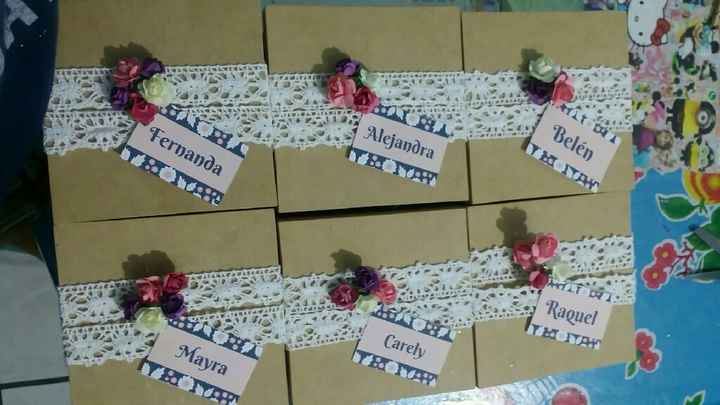Detalles para damas de honor💜👑💍💐 - 4