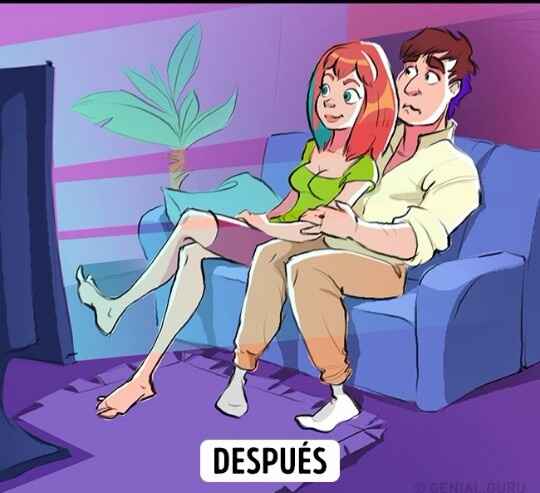 El antes y después de vivir en pareja... - 14