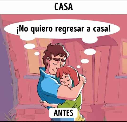El antes y después de vivir en pareja... - 19