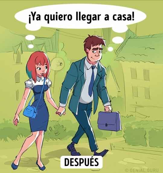 El antes y después de vivir en pareja... - 20