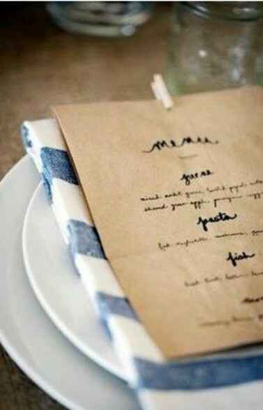 Ideas para presentar el menú de bodas!! - 4