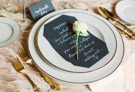 Ideas para presentar el menú de bodas!! - 5