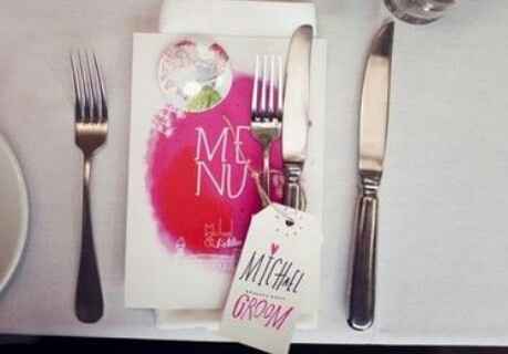 Ideas para presentar el menú de bodas!! - 6