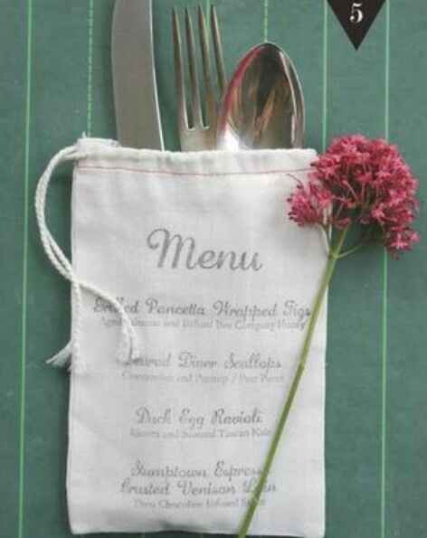 Ideas para presentar el menú de bodas!! - 8