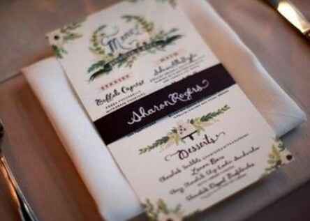 Ideas para presentar el menú de bodas!! - 9