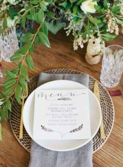 Ideas para presentar el menú de bodas!! - 11