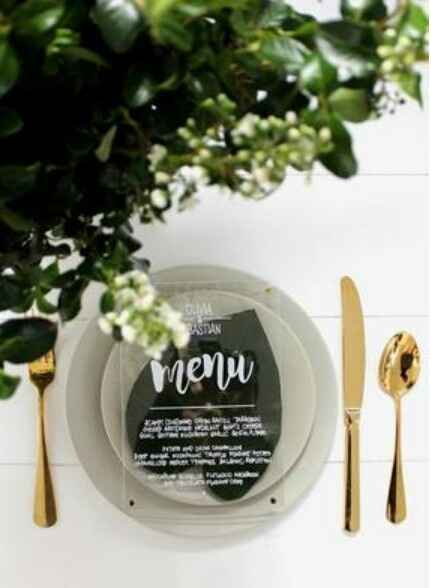 Ideas para presentar el menú de bodas!! - 12