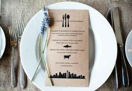 Ideas para presentar el menú de bodas!! - 13