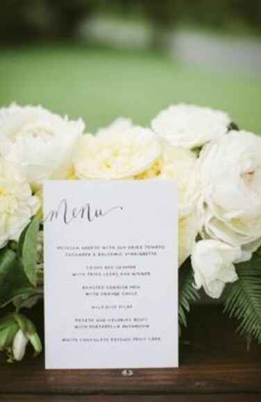 Ideas para presentar el menú de bodas!! - 18
