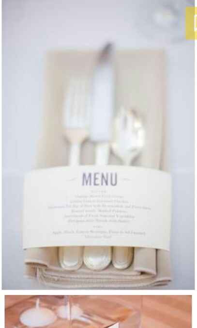 Ideas para presentar el menú de bodas!! - 28