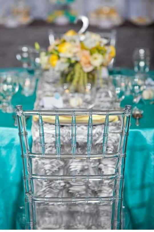 Turquesa, amarillo y gris... inspiración de boda!! - 4