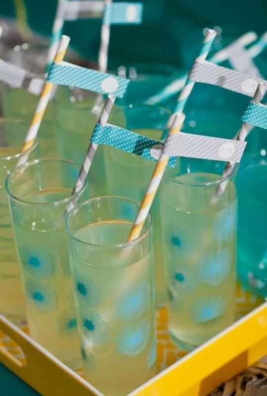 Turquesa, amarillo y gris... inspiración de boda!! - 6