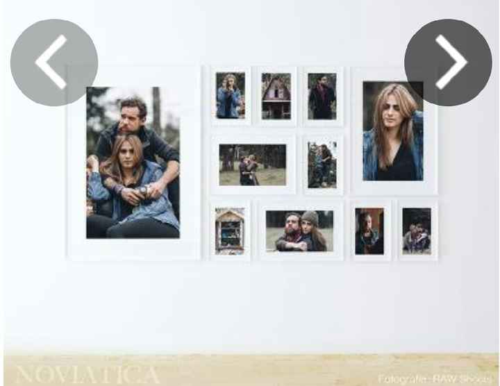 Formas creativas de decorar las paredes con las fotos de boda!! - 7