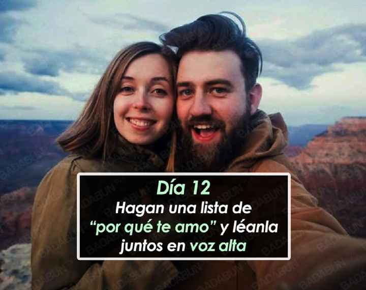 Reto de 30 días para parejas!! - 12