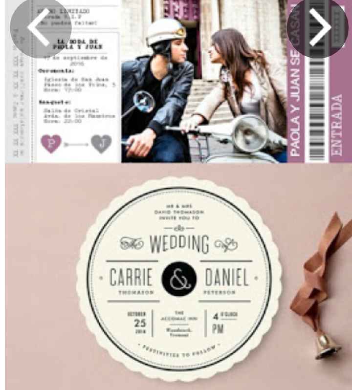 Diseños de invitaciones de boda... qué deben llevar? - 2