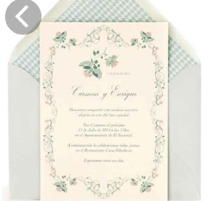 Diseños de invitaciones de boda... qué deben llevar? - 5