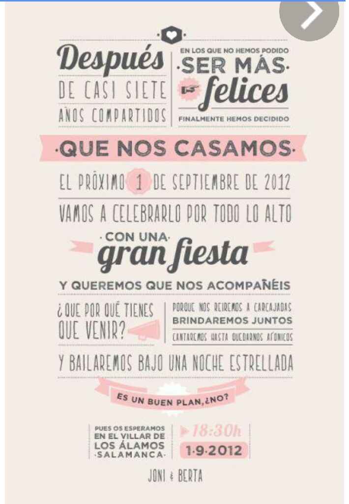 Diseños de invitaciones de boda... qué deben llevar? - 6