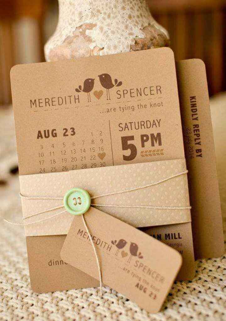 Diseños de invitaciones de boda... qué deben llevar? - 28