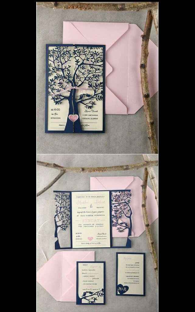 Diseños de invitaciones de boda... qué deben llevar? - 29