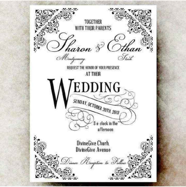 Diseños de invitaciones de boda... qué deben llevar? - 32