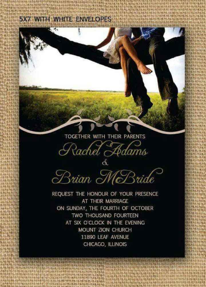 Diseños de invitaciones de boda... qué deben llevar? - 39