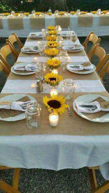 Decoración con girasoles!! - 2