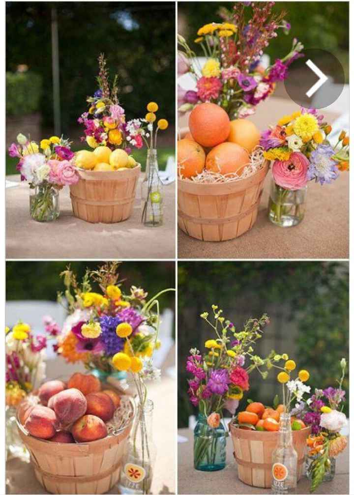 Centros de mesa con frutas!! - 1