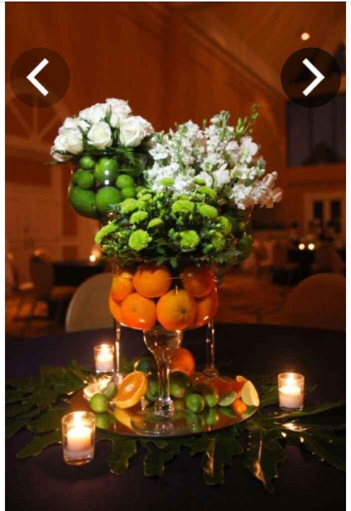 Centros de mesa con frutas!! - 3