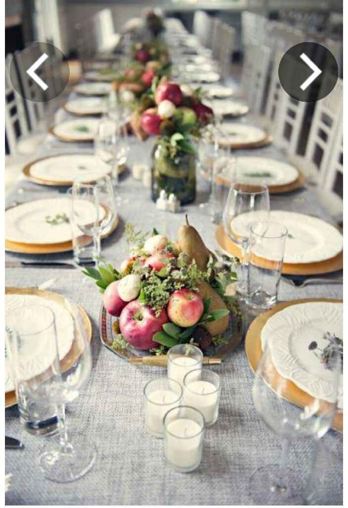 Centros de mesa con frutas!! - 6