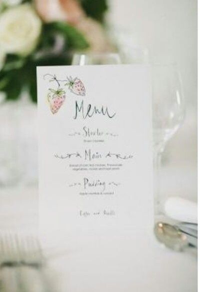 Ideas para presentar el menú de bodas!! - 3
