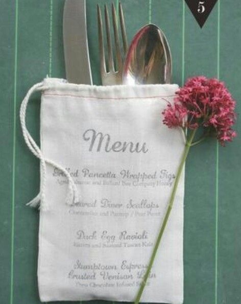 Ideas para presentar el menú de bodas!! - 8